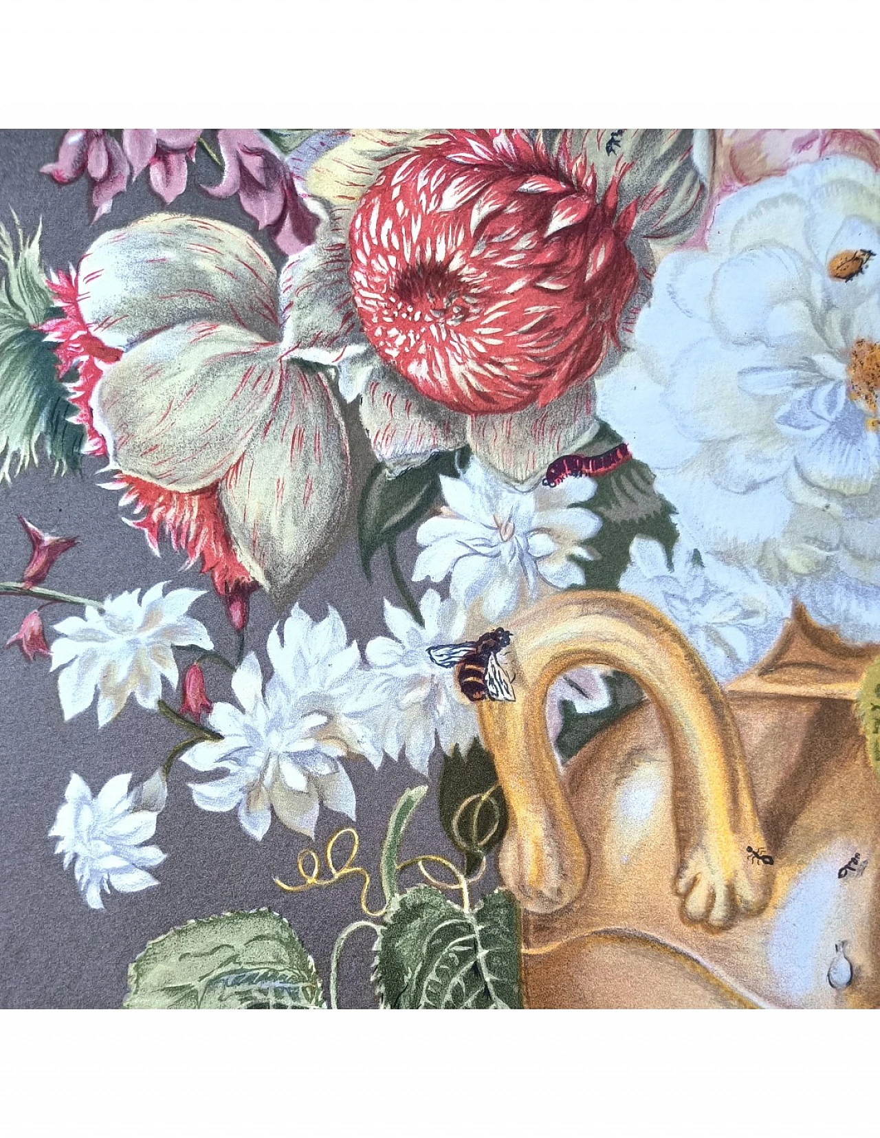 Joseph Nigg, Bouquet de Fleurs, lithography, 1960s 8