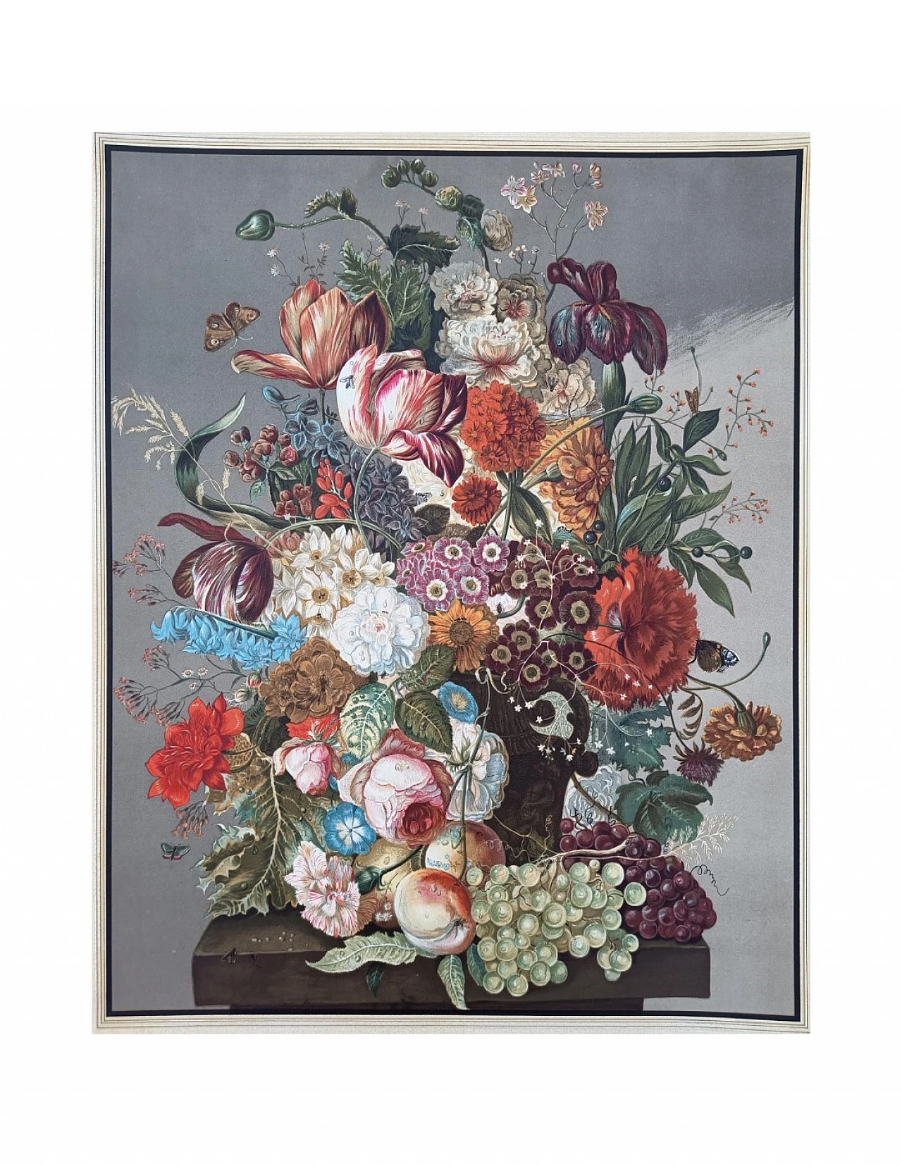 Joseph Nigg, Bouquet de Fleurs, lithography, 1960s 11