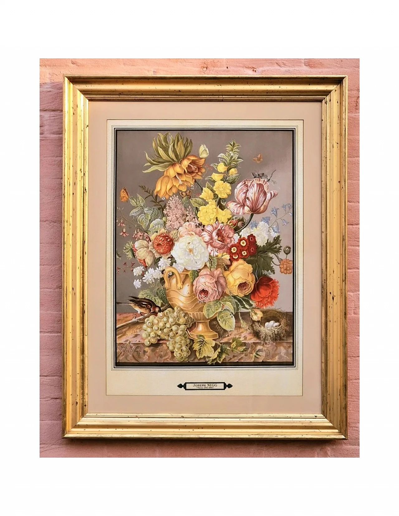 Joseph Nigg, Bouquet de Fleurs, lithography, 1960s 13