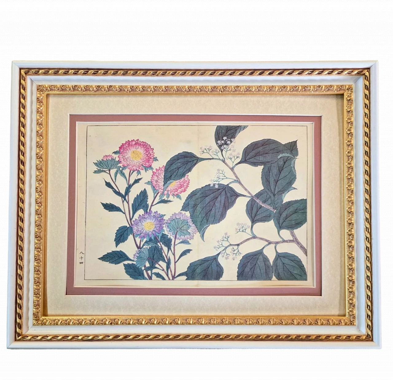 Floral composition, Japanese print, 1950s 7