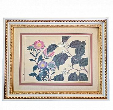 Floral composition, Japanese print, 1950s