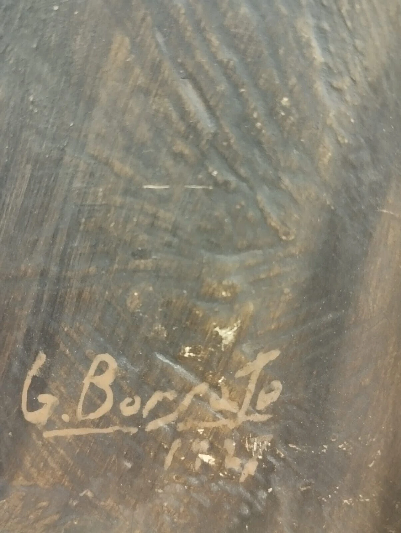 Gino Borsato, ritratto, dipinto a olio su cartone, 1927 9