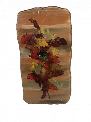 Targa decorativa di Duilio Barnabe per Fontana Arte, anni '50