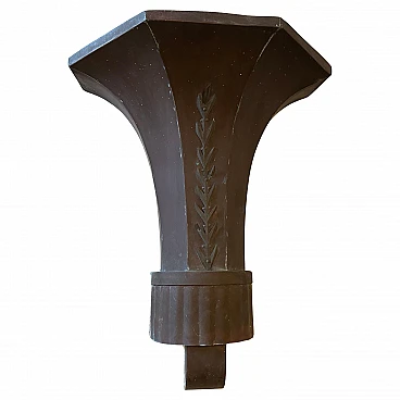 Copper theatre wall light, 1930s