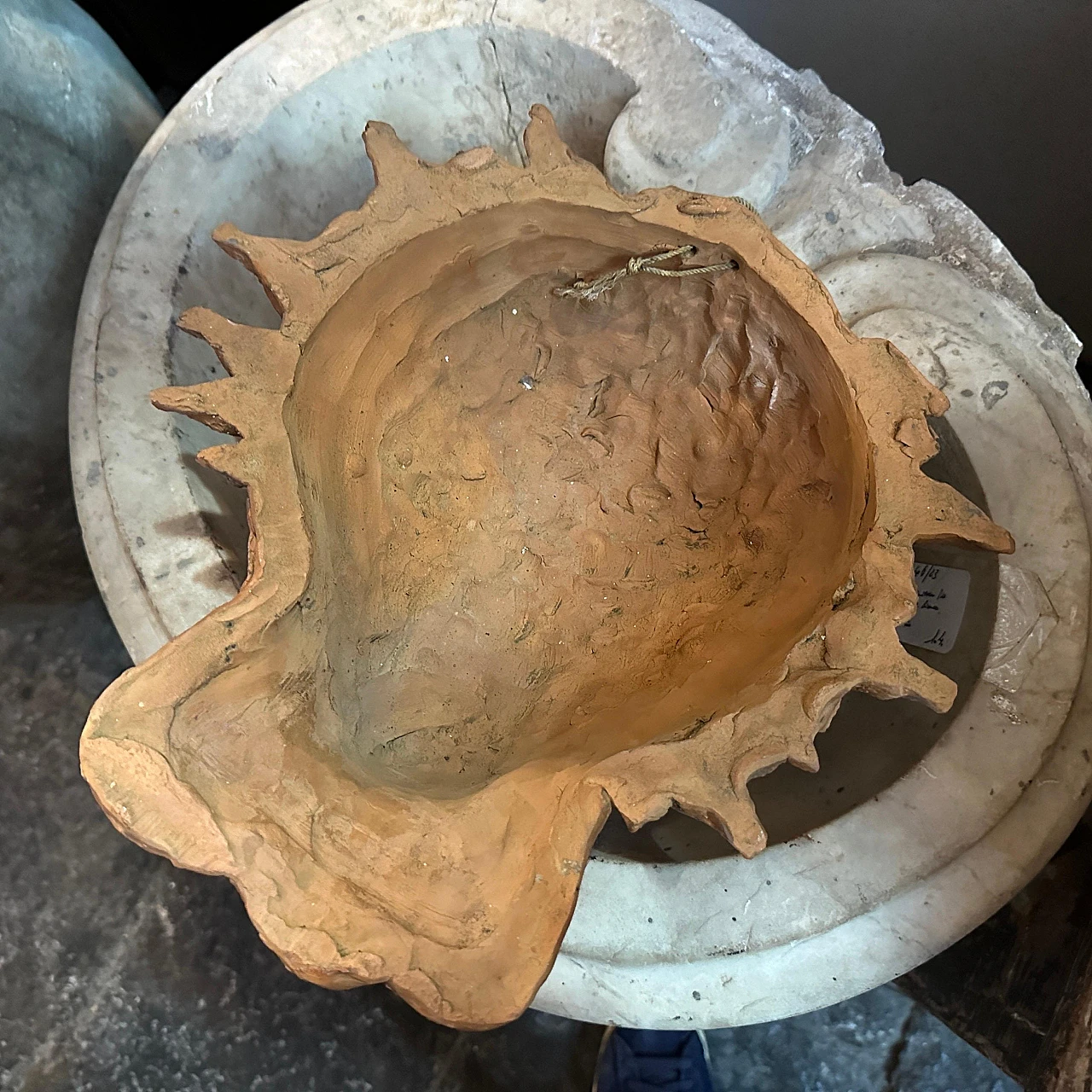 Testa di Medusa, scultura in terracotta, anni '30 5