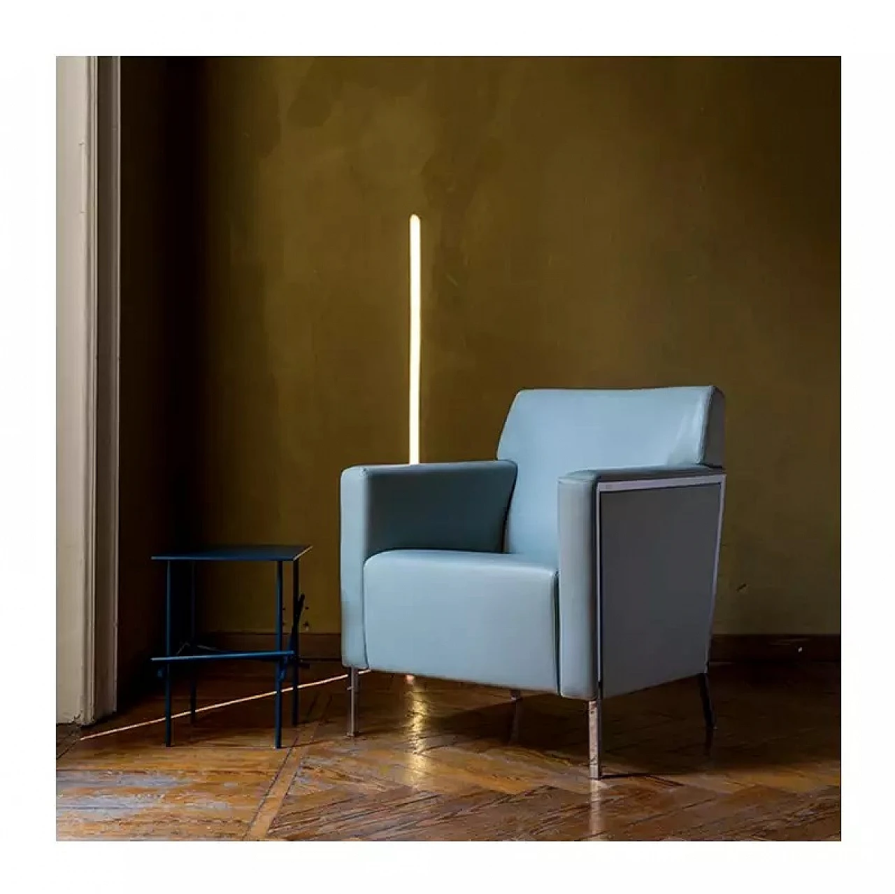 Coppia di Poltrone in lana nera di E. Franzolini per Moroso, anni 2000 10