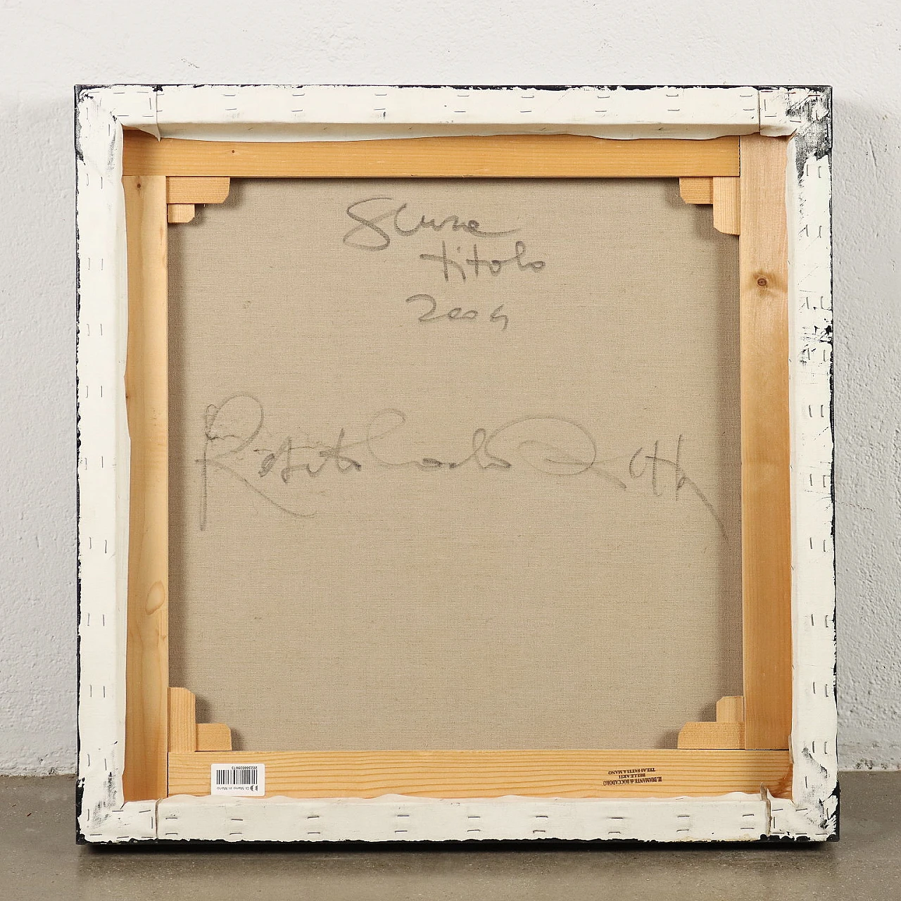 Roberto Coda Zabetta, Senza titolo, dipinto a smalti su tela, 2004 8