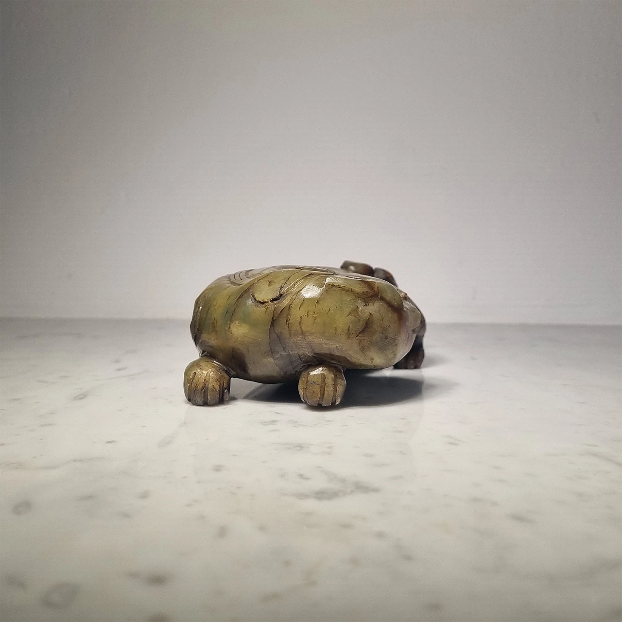 Scultura in giada di cane Fo, anni '30 2