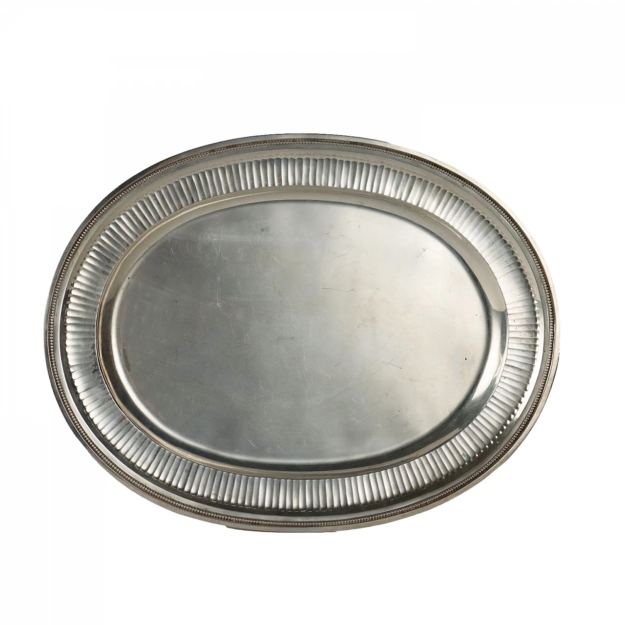 Silver tray by Giovanni Mascheroni, 1970s 1