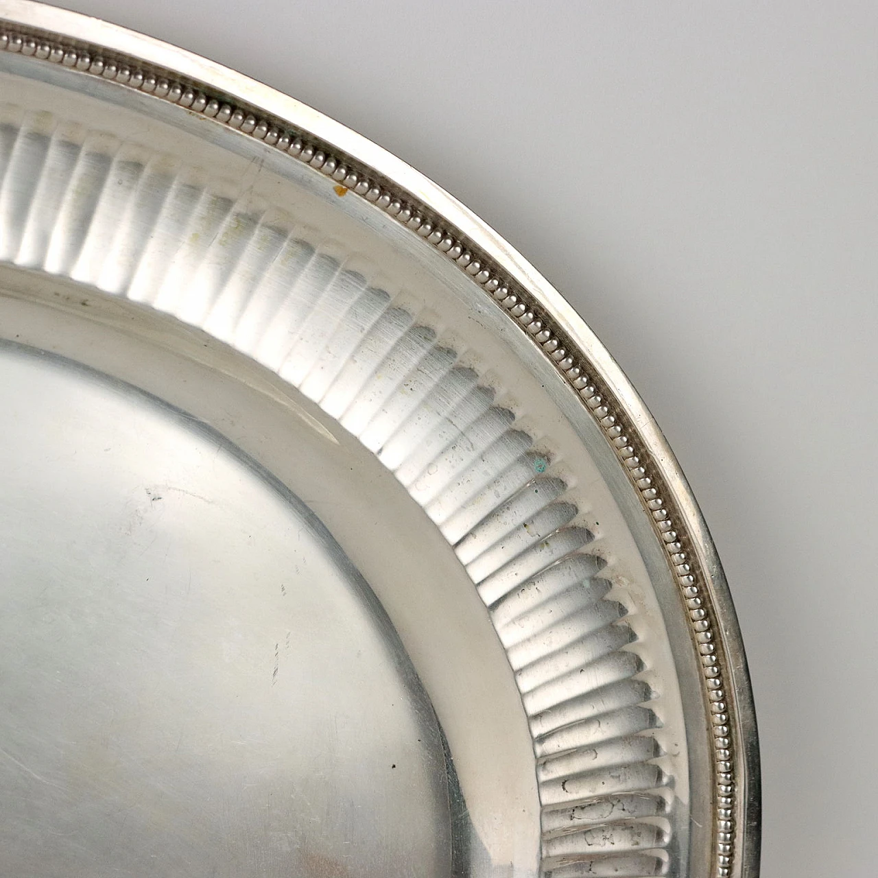 Silver tray by Giovanni Mascheroni, 1970s 3