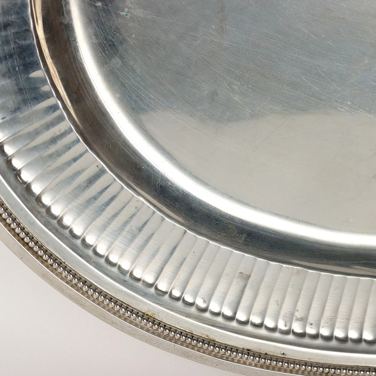 Silver tray by Giovanni Mascheroni, 1970s 4