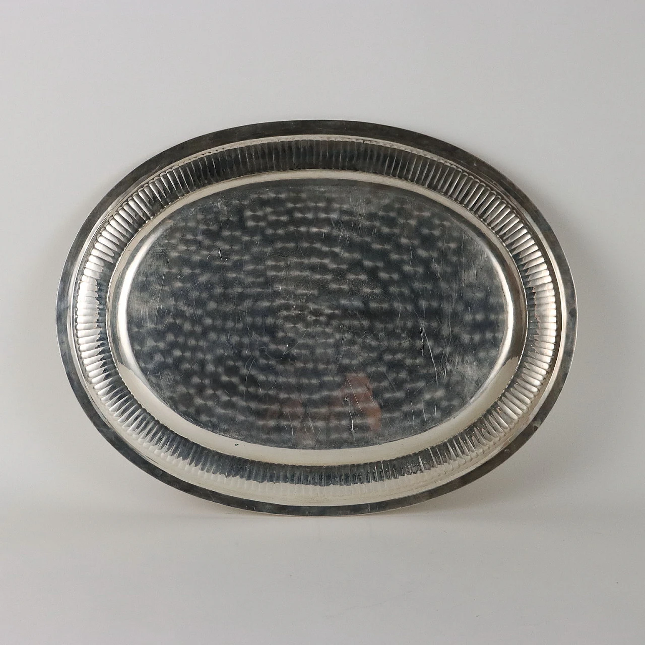 Silver tray by Giovanni Mascheroni, 1970s 7