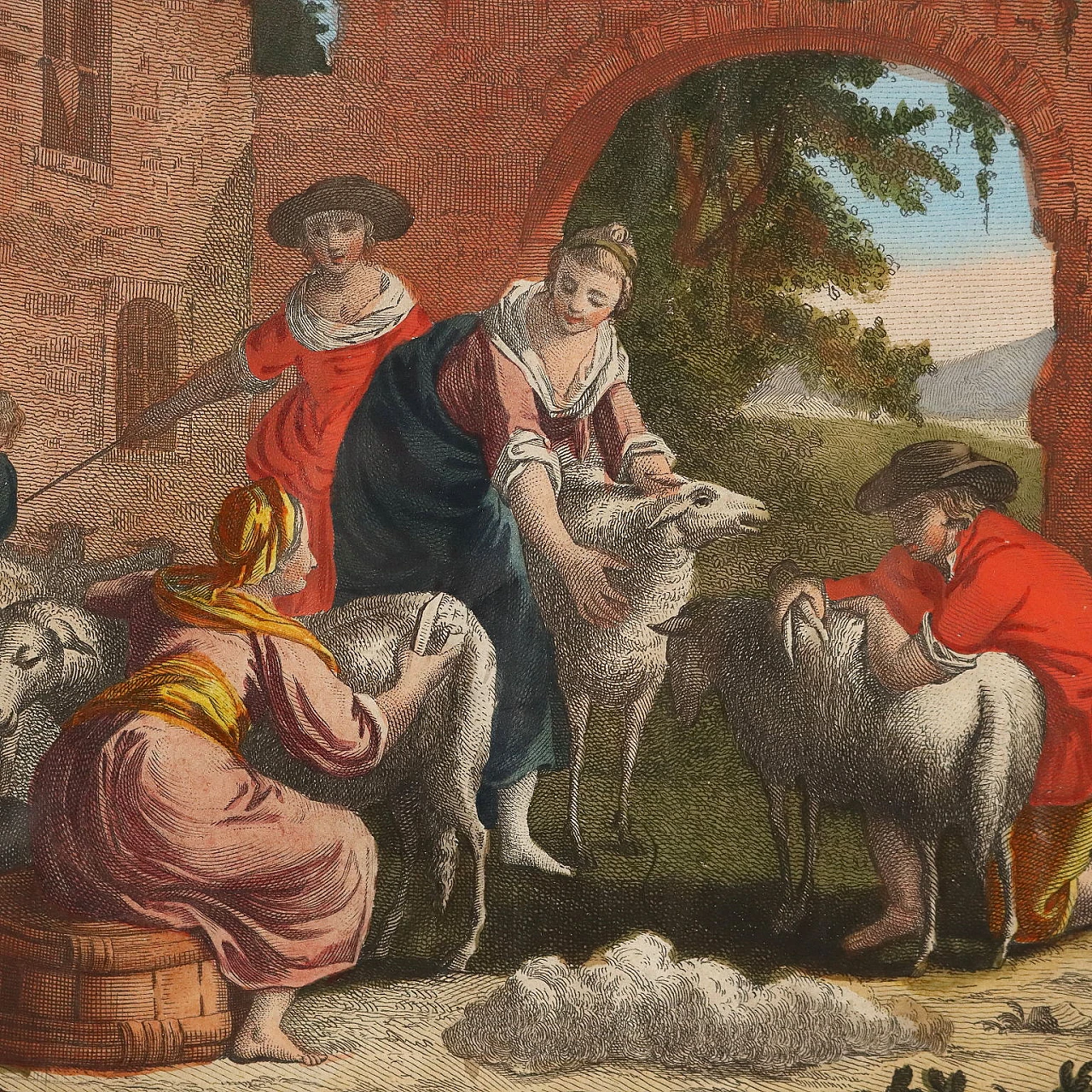 Giovanni Battista Cecchi, 12 acqueforti mesi dell'anno, '700 3