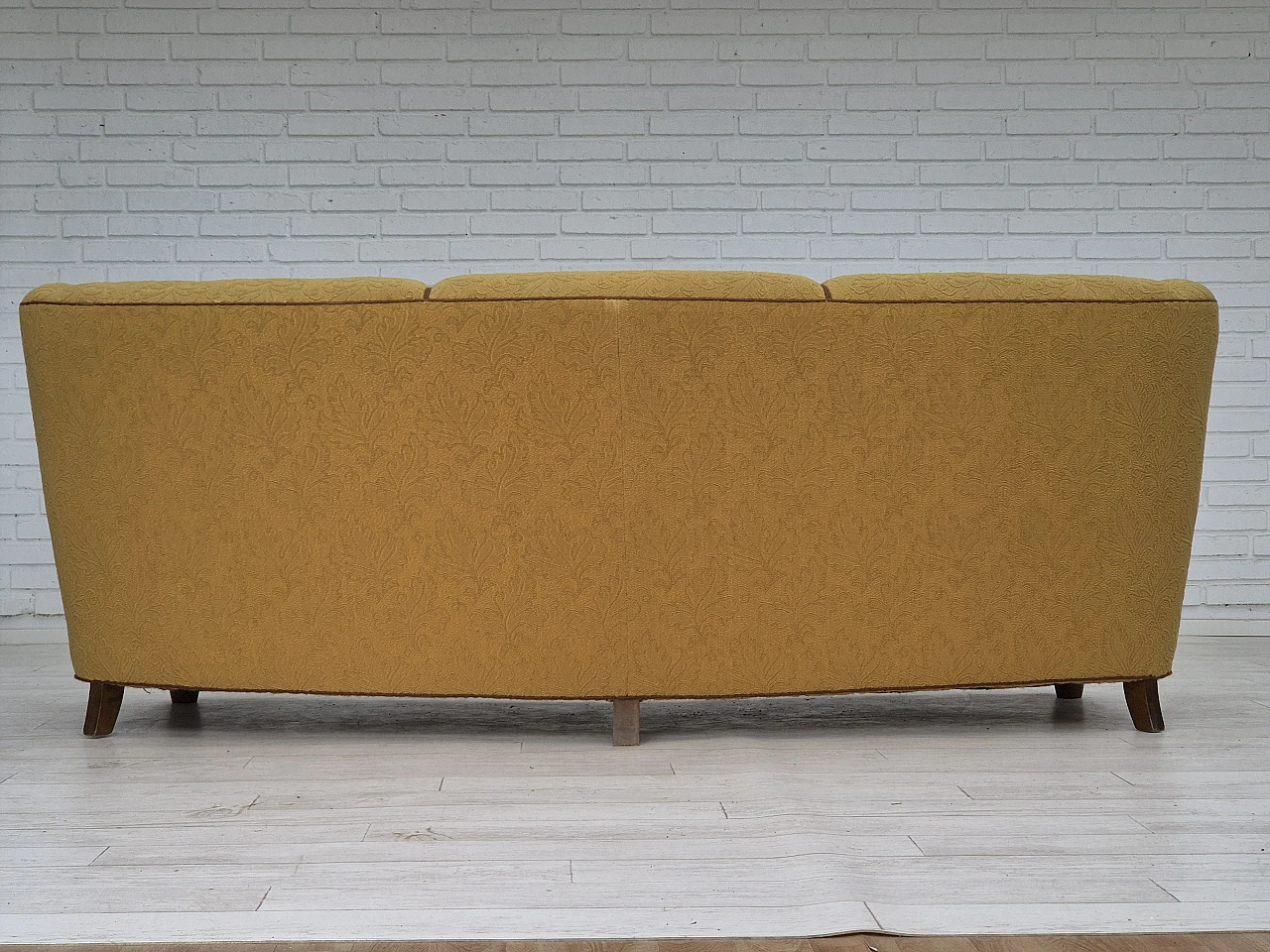 Danish three-seater Banana sofa by Edmund Jørgensen, 1960s 4