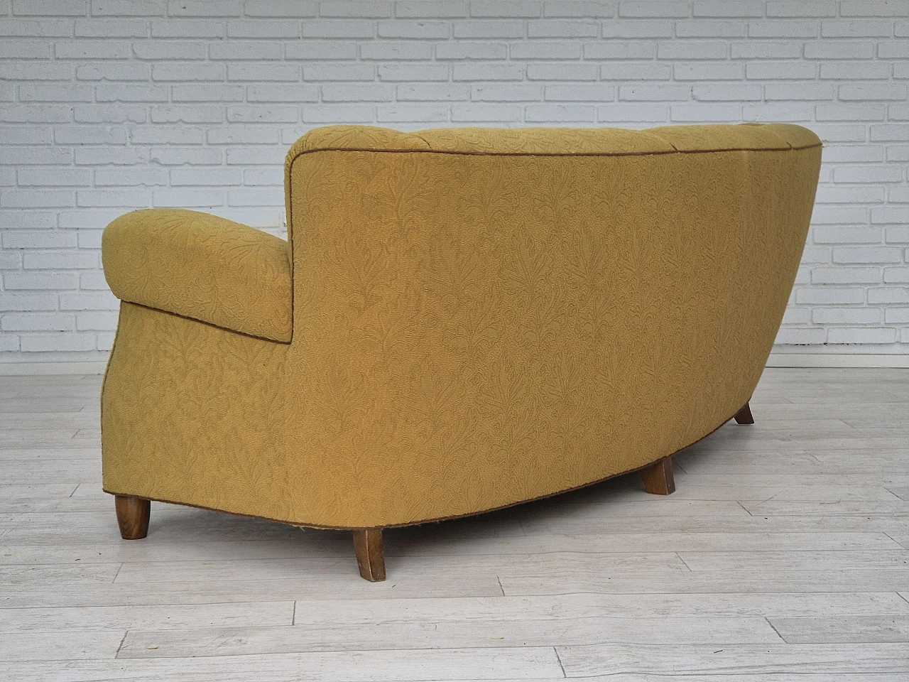 Danish three-seater Banana sofa by Edmund Jørgensen, 1960s 5