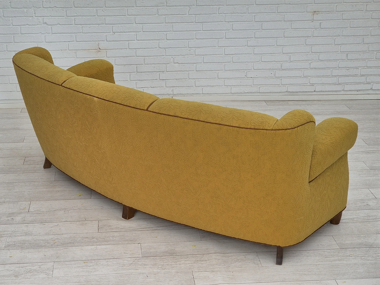 Danish three-seater Banana sofa by Edmund Jørgensen, 1960s 7