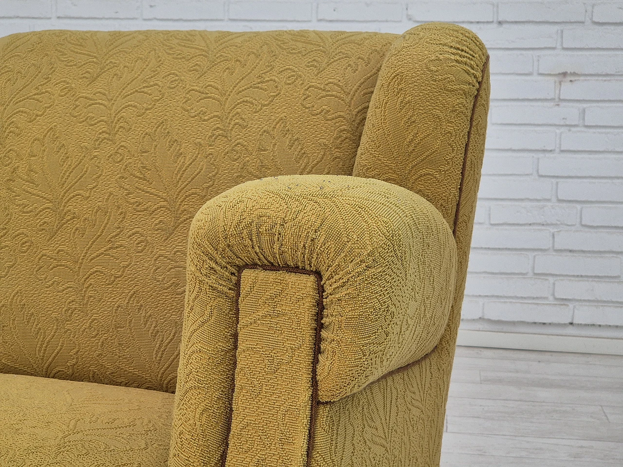 Danish three-seater Banana sofa by Edmund Jørgensen, 1960s 11