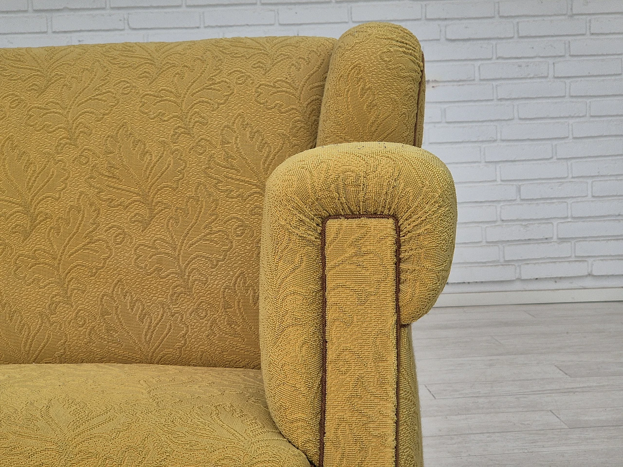 Danish three-seater Banana sofa by Edmund Jørgensen, 1960s 16