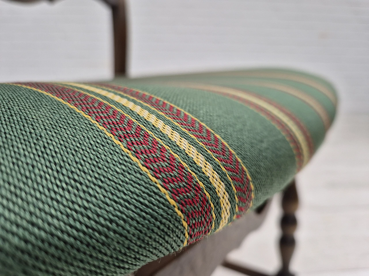 4 Sedie da pranzo danesi in legno di quercia, anni '70 8