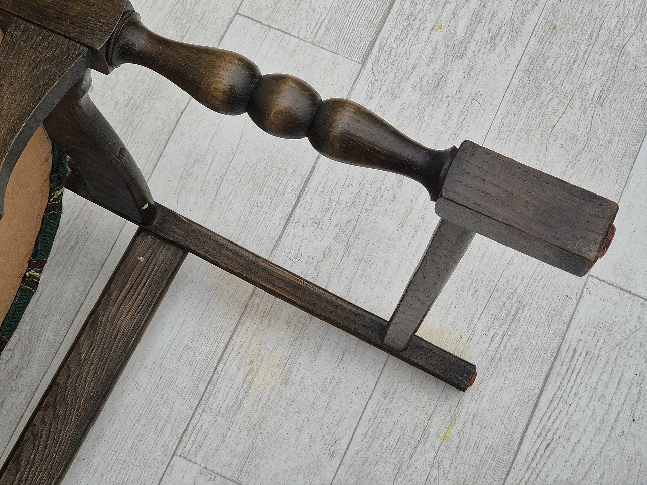 4 Sedie da pranzo danesi in legno di quercia, anni '70 16