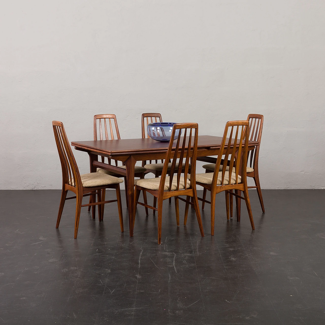 6 Sedie Eva di Niels Koefoed per Koefoeds Hornslet, anni '60 5