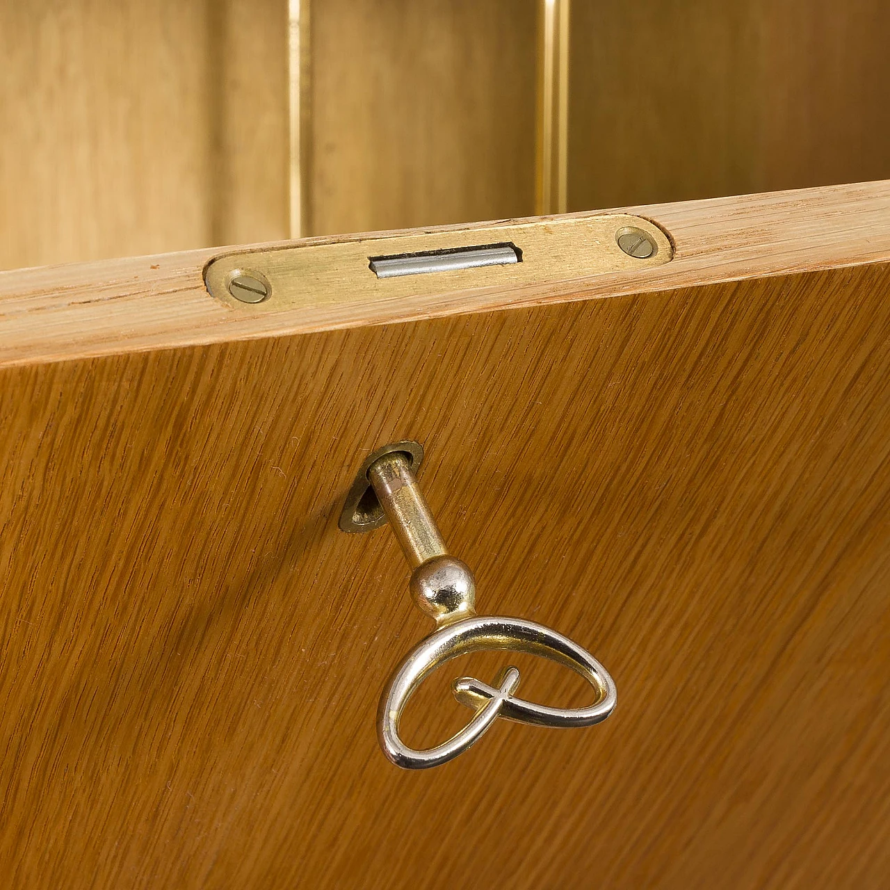 Libreria in rovere a due campate di Sven Andersen, anni '60 10