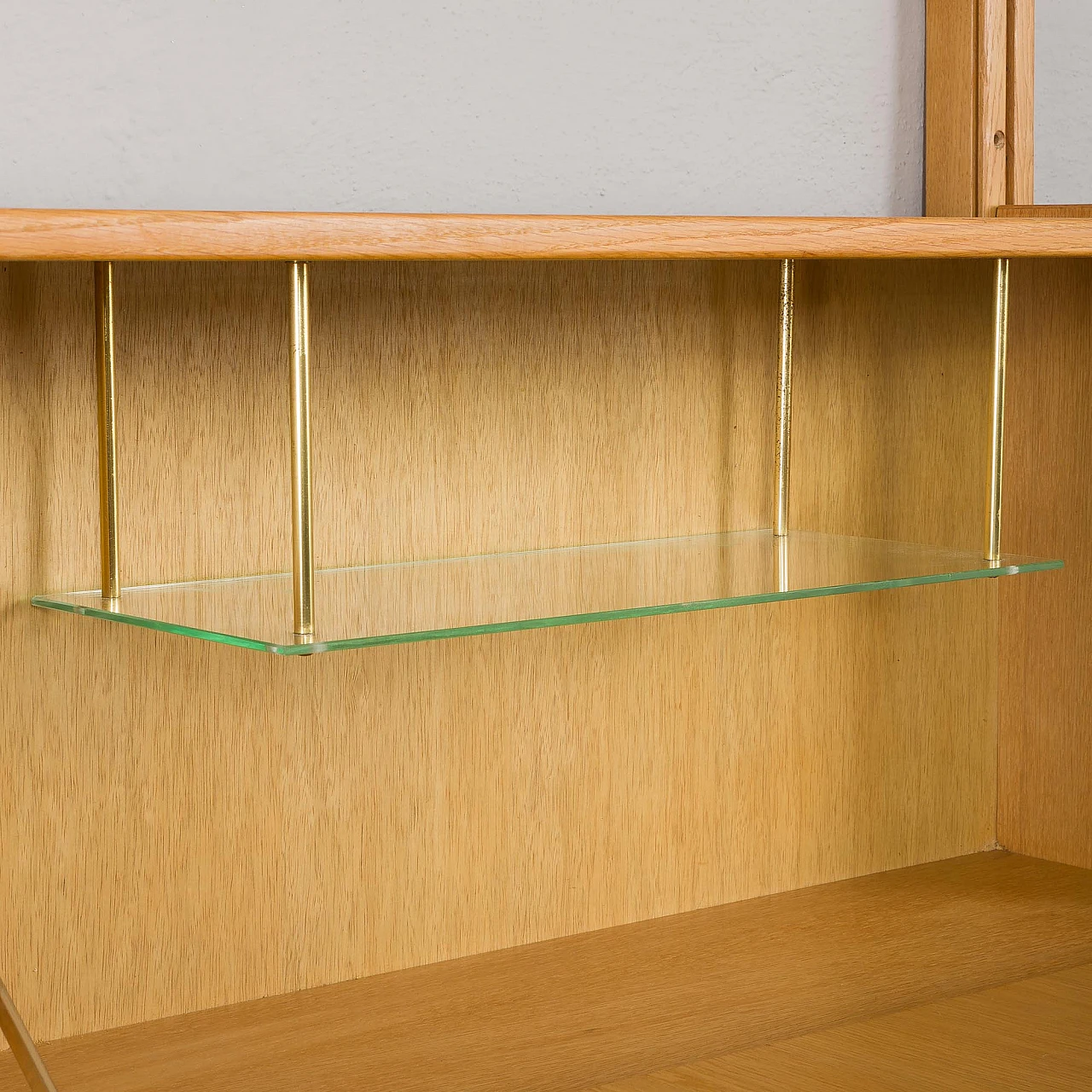 Libreria in rovere a due campate di Sven Andersen, anni '60 11