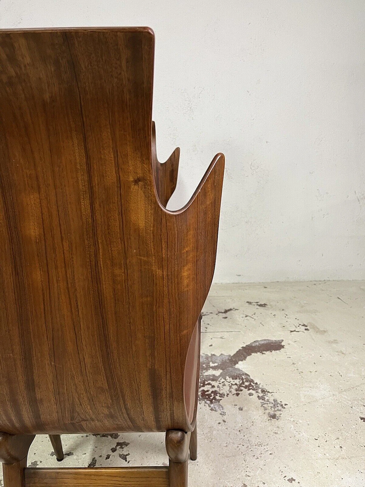 6 Sedie Fiamma di Dante Latorre per Pozzi & Verga, anni '60 15