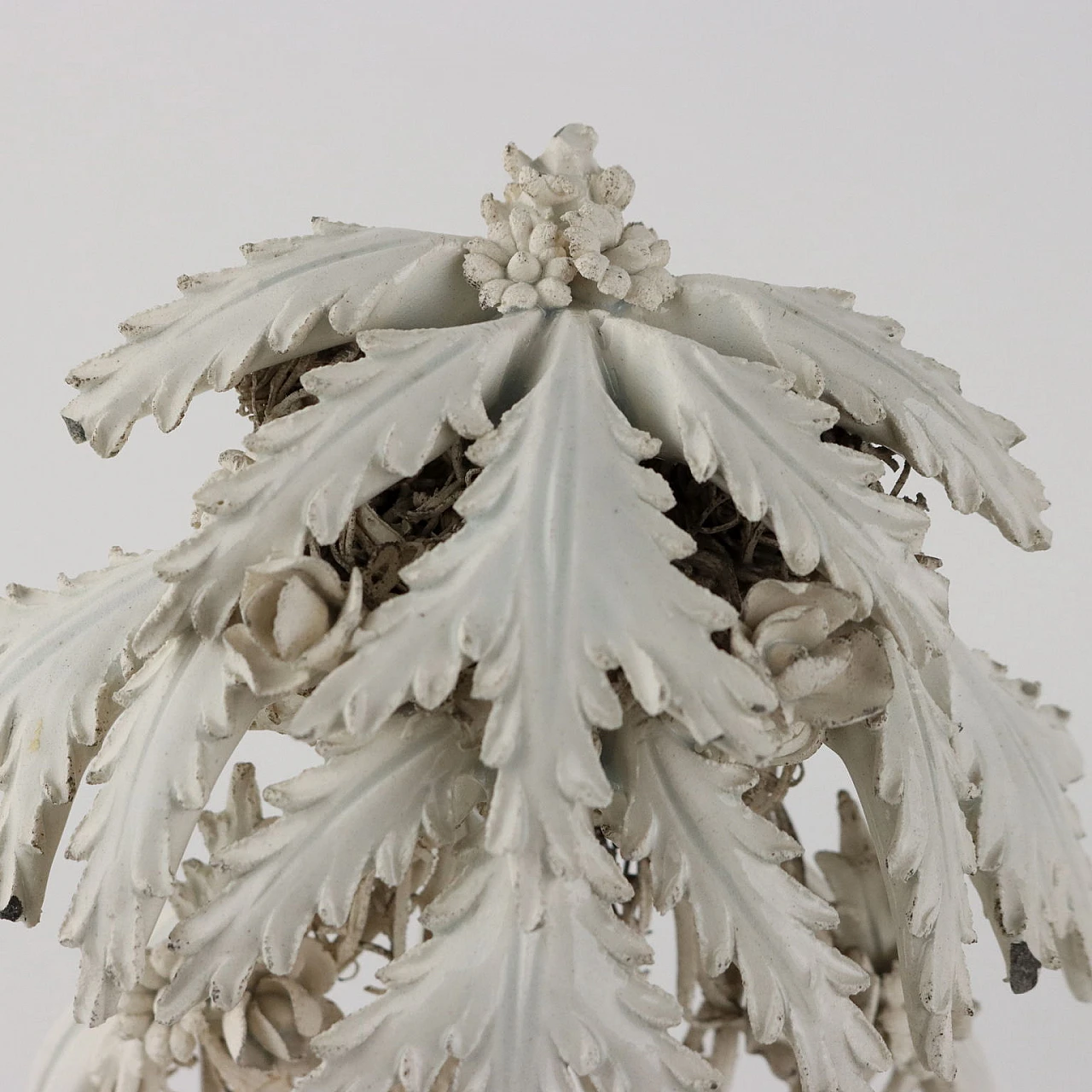 Coppia sotto un palmizio, scultura in porcellana di Capodimonte, '800 8