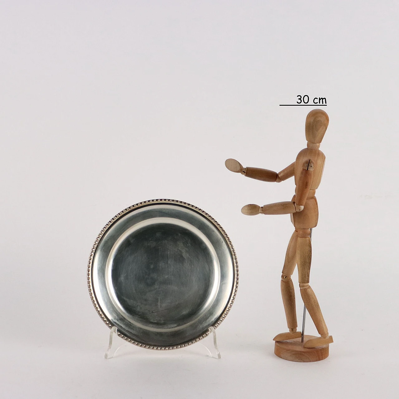 6 Piatti da dessert in argento di Dabbene Milano 2