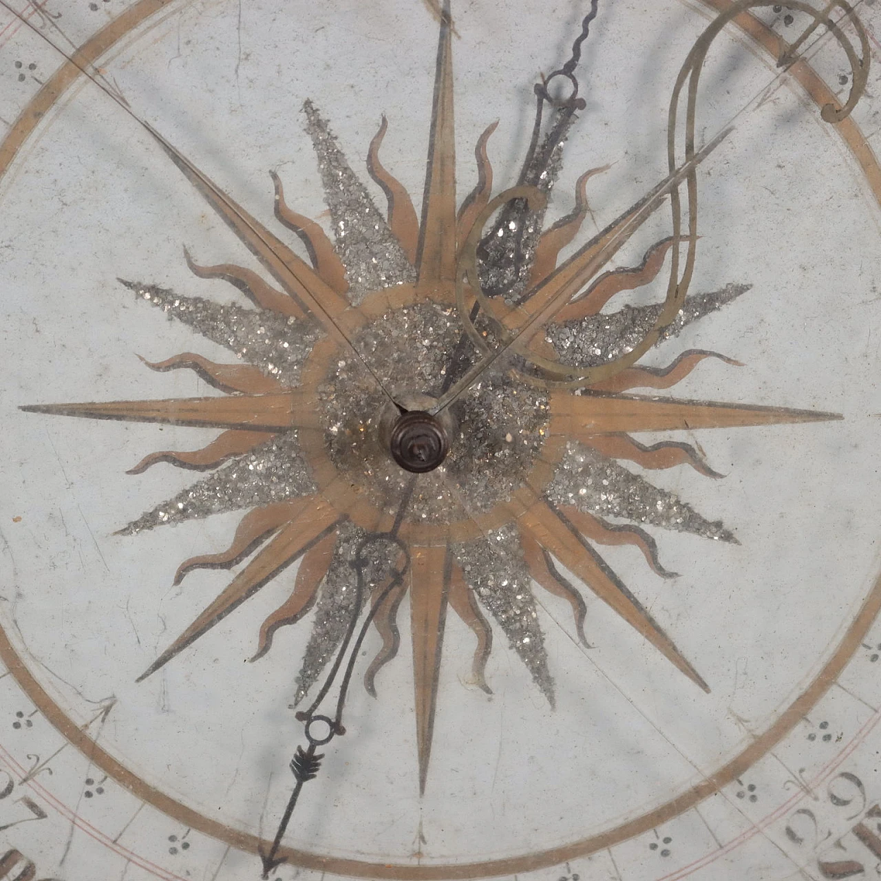 Gilded wooden barometer by Fiorone, 18th-century 4