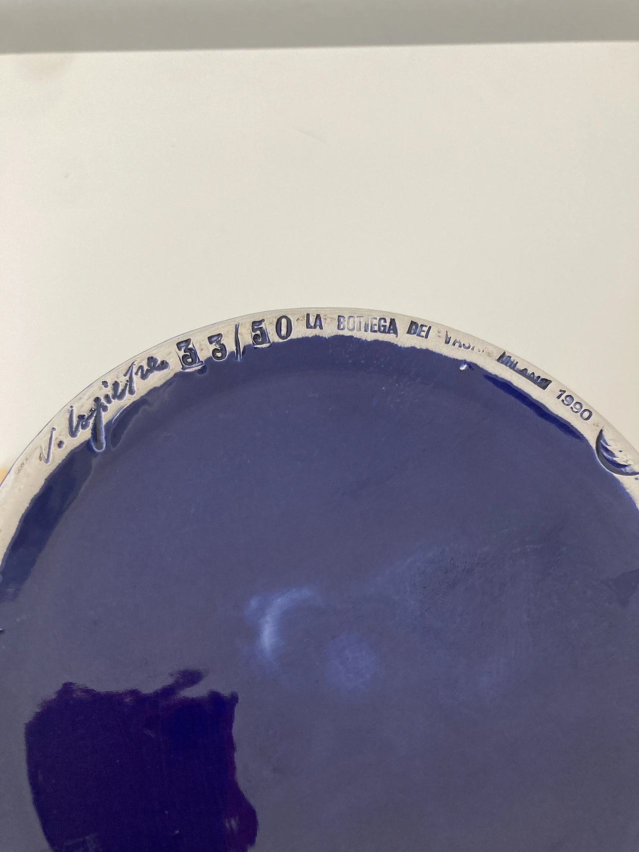 Vaso in ceramica di Ugo La Pietra per La Bottega dei Vasai, 1990 5