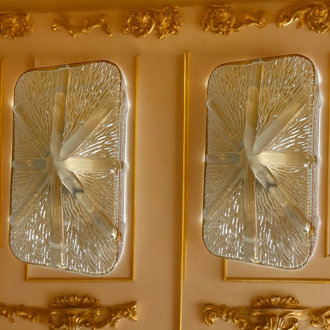 Pair of Murano glass wall lamps by Staff, 1970s 6