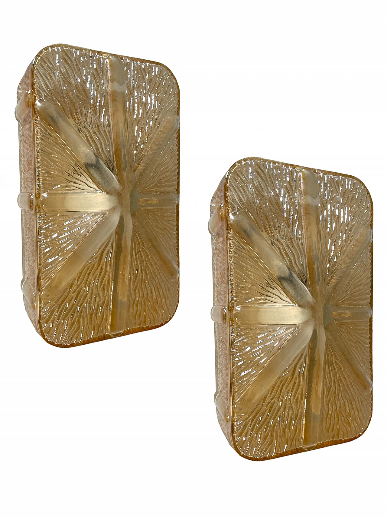Pair of Murano glass wall lamps by Staff, 1970s 11