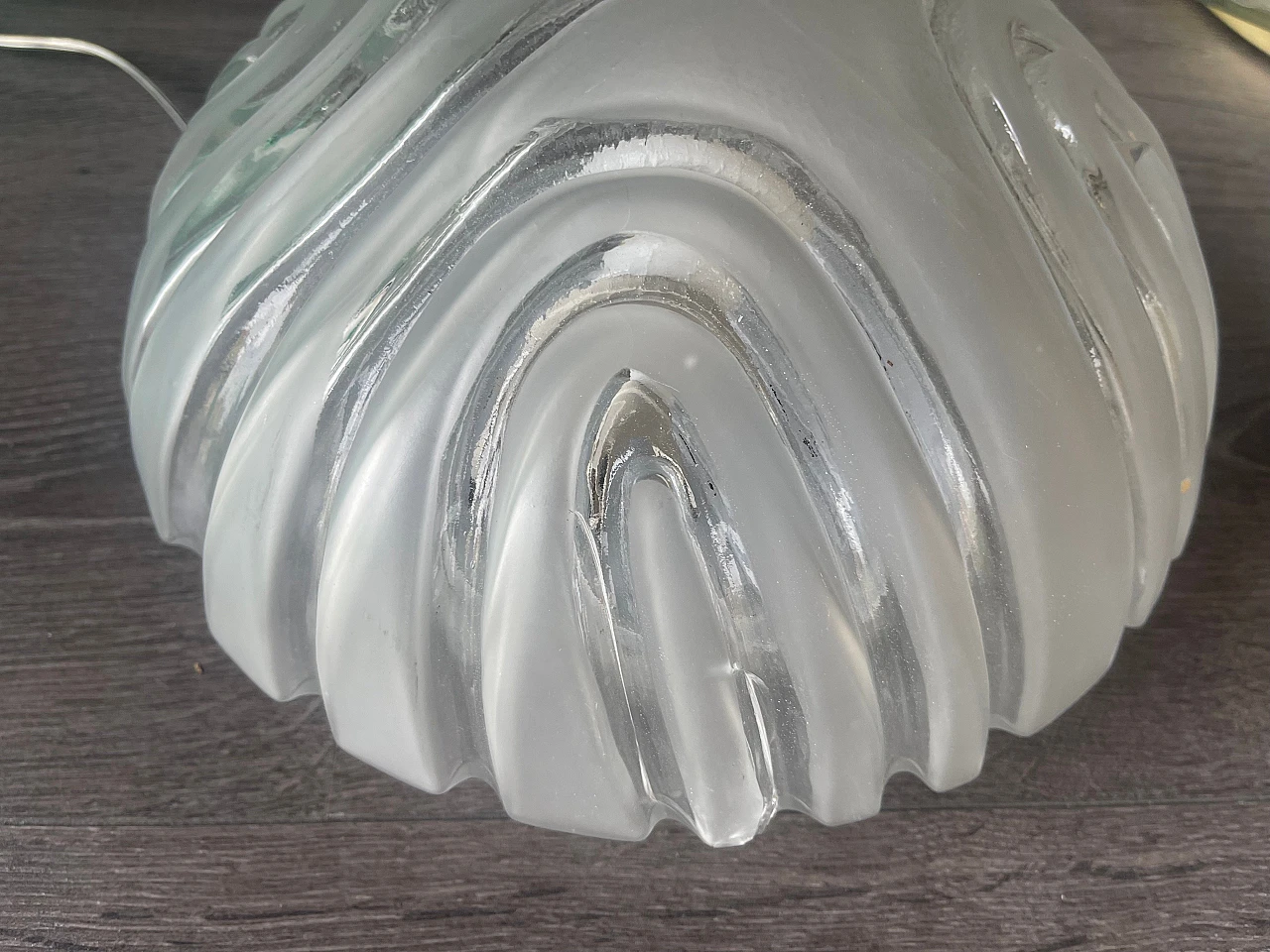 Pair of round Murano glass wall sconces by Staff, 1970s 2