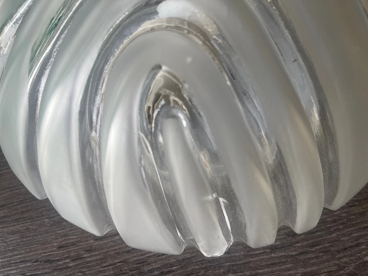 Pair of round Murano glass wall sconces by Staff, 1970s 4