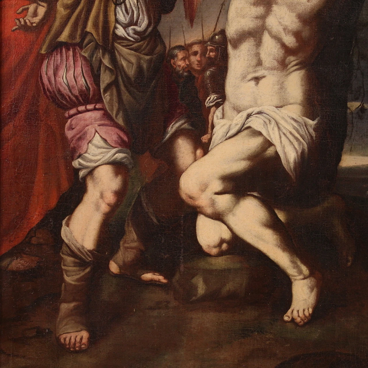 Neapolitan School, The Martyrdom of St. Bartholomew, oil on canvas 7