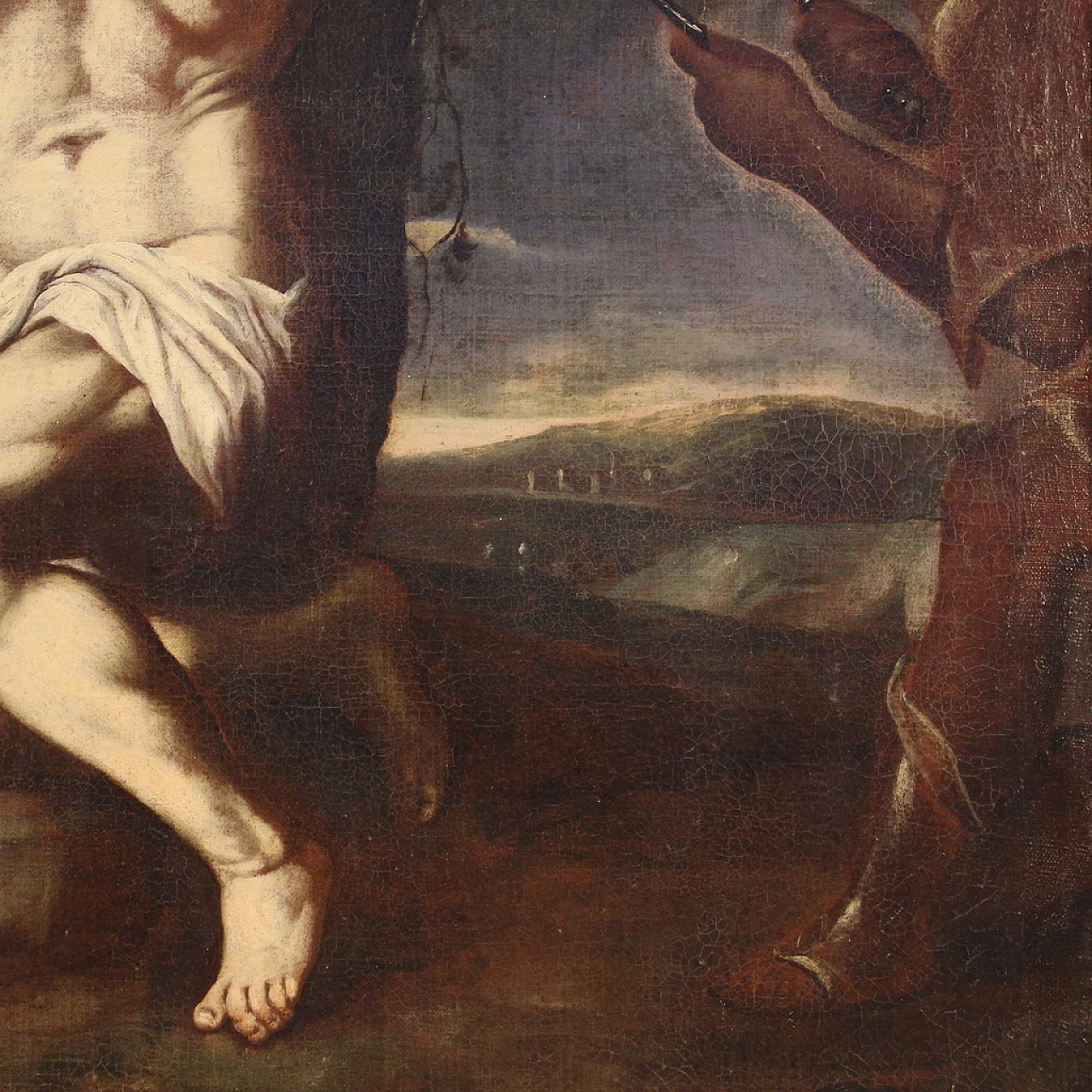 Neapolitan School, The Martyrdom of St. Bartholomew, oil on canvas 11