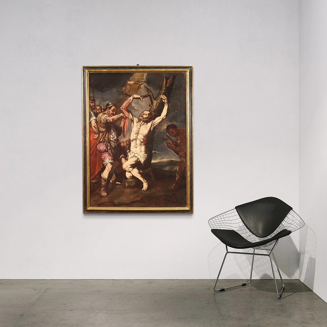 Neapolitan School, The Martyrdom of St. Bartholomew, oil on canvas 13