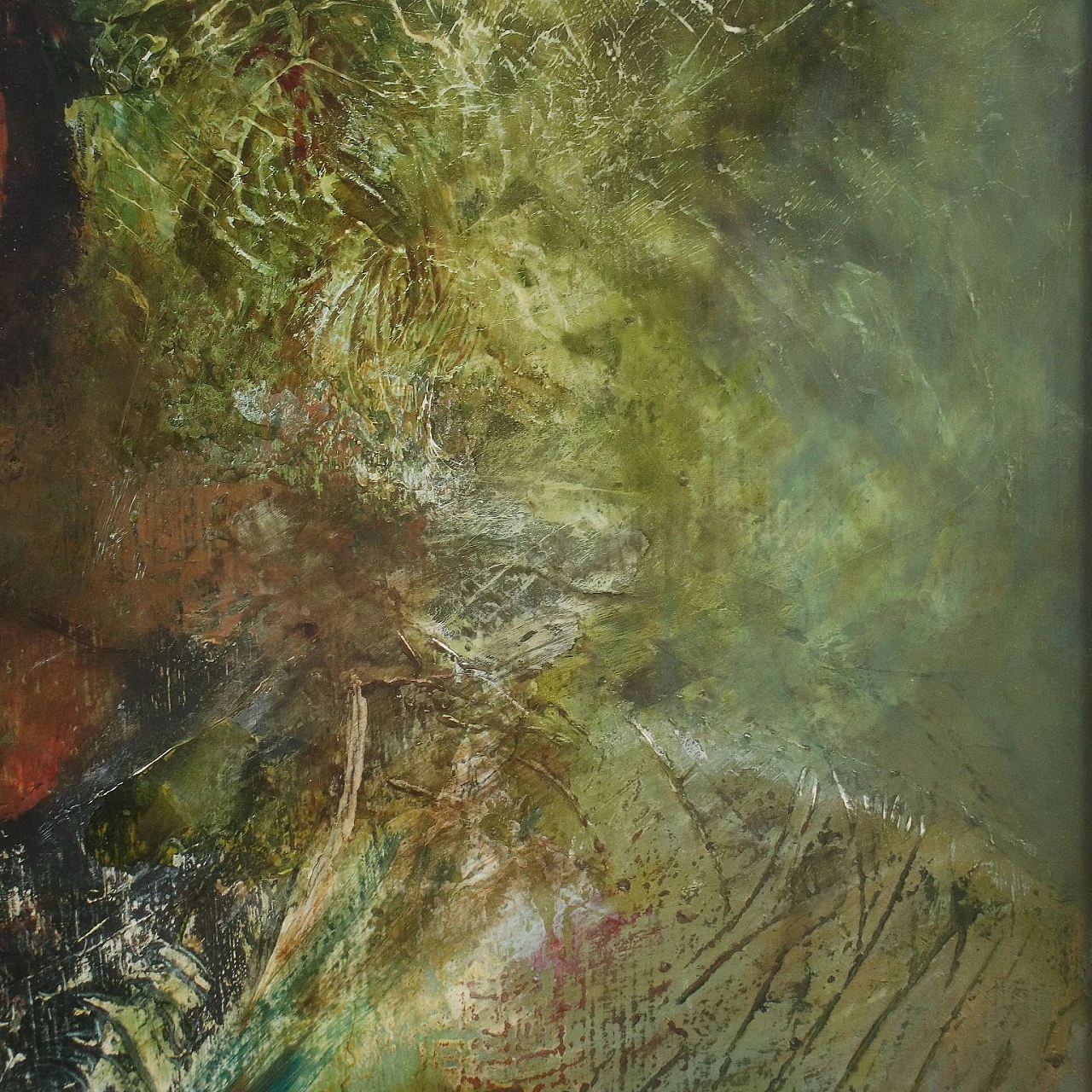 Carlo Jacono, male face, oil painting on canvas 6