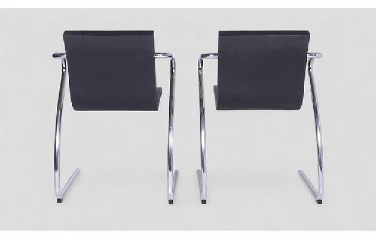 4 Sedie Magic in acciaio e poliuretano di Fasem, anni '90 | intOndo