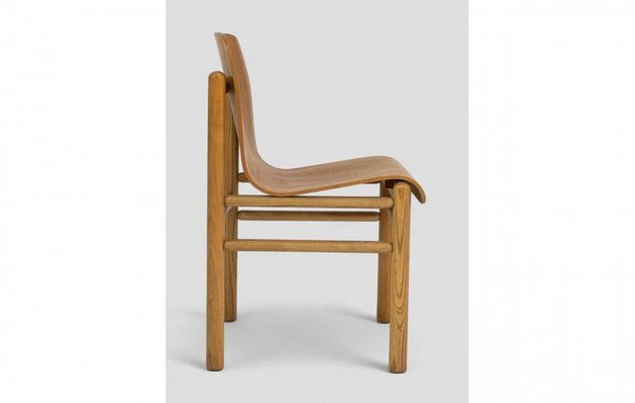 Sedia in legno curvato, anni '60 4
