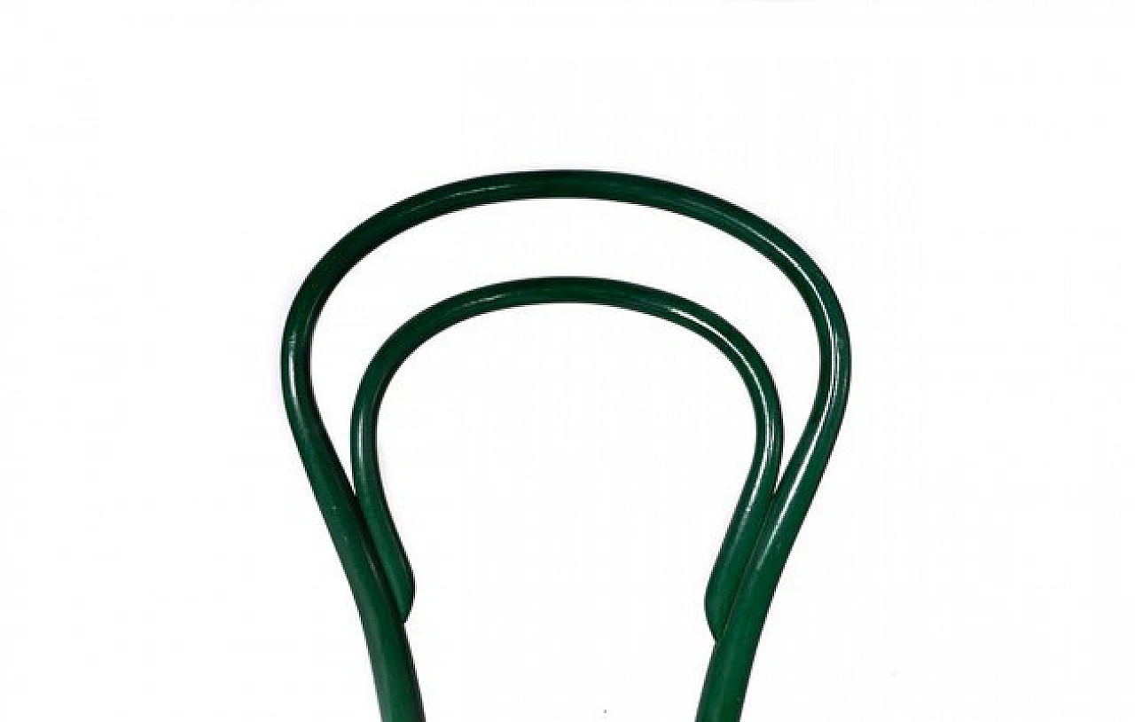 Sedia in faggio tinto di verde di Jacob & Josef Kohn, anni '90 4