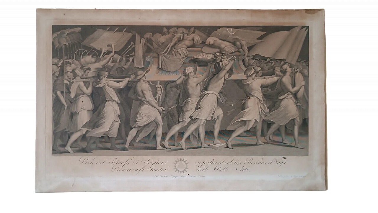 Longhi, Nattini e Perin del Vaga, Scipione, incisione, '800 2