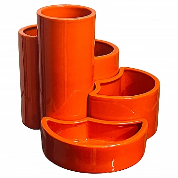 Ceramic modular centerpiece attributed to Gabbianelli, 1970s