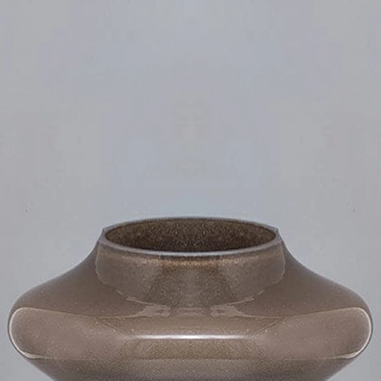 Beige Murano glass vase by Dogi, 1970s 5