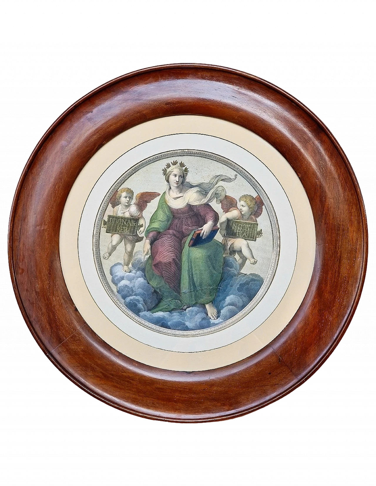 Marcucci - Ortis, Theology by Raphael, engraving, mid-19th century 2