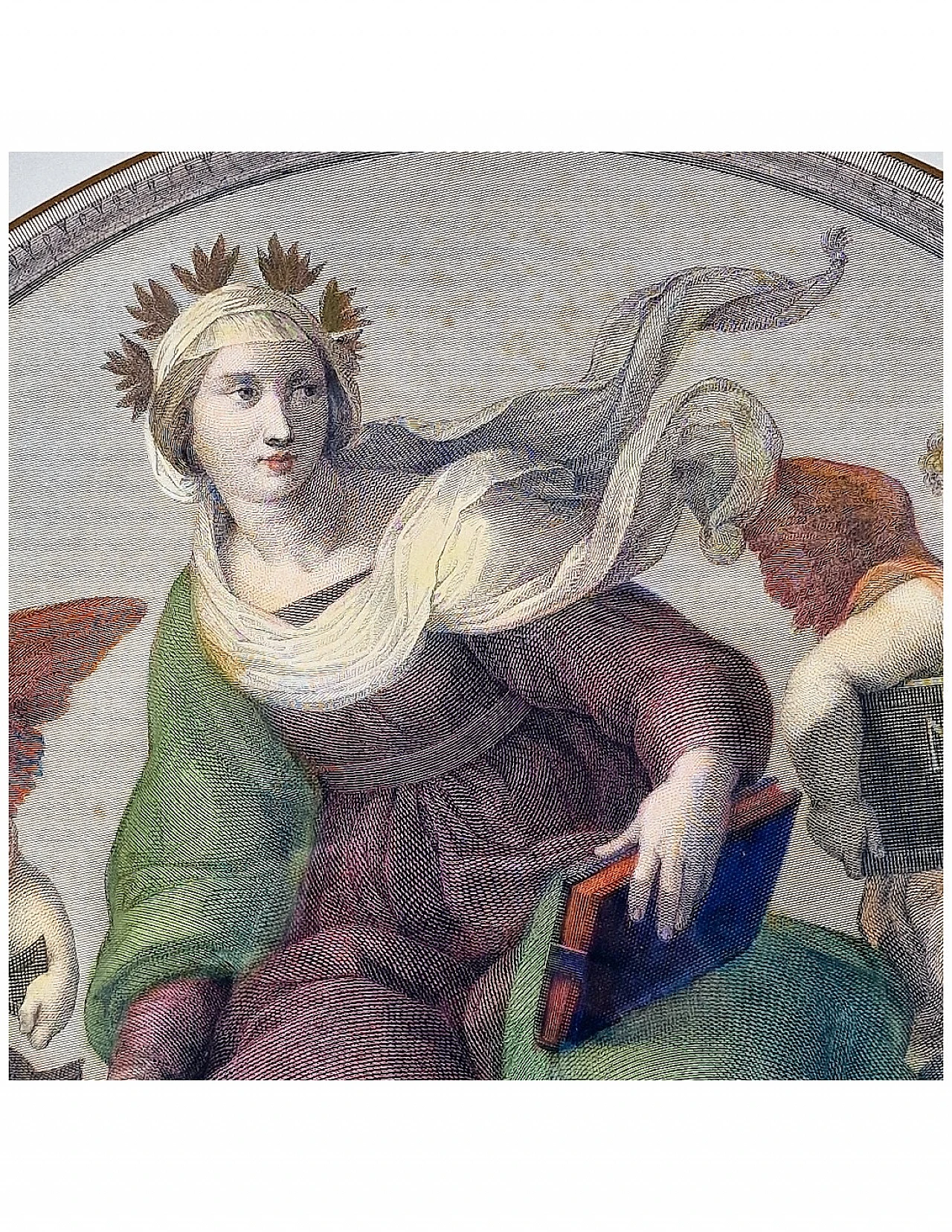 Marcucci - Ortis, Theology by Raphael, engraving, mid-19th century 4