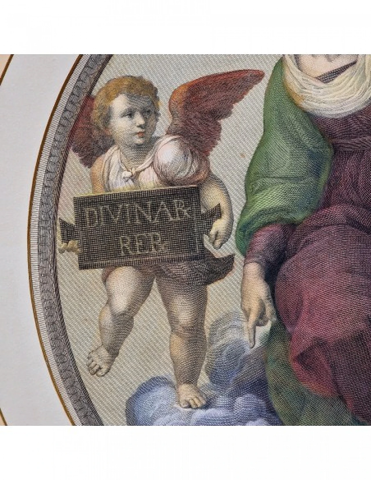 Marcucci - Ortis, Theology by Raphael, engraving, mid-19th century 6