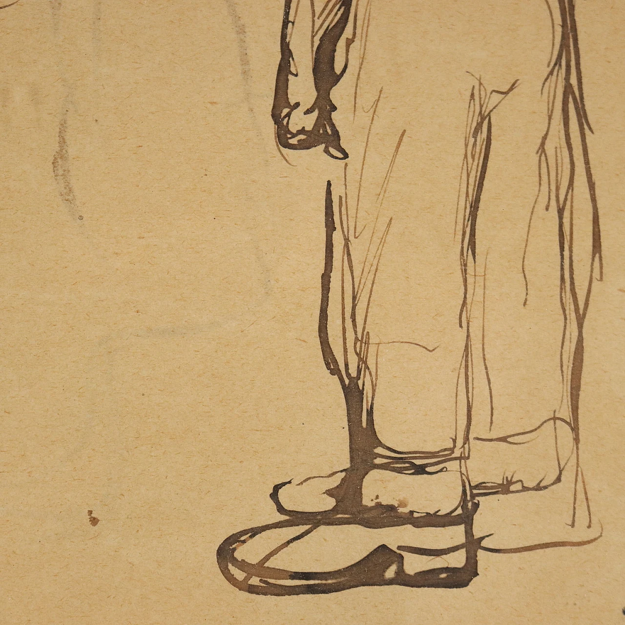 Mario Sironi, Due figure, china su carta 6